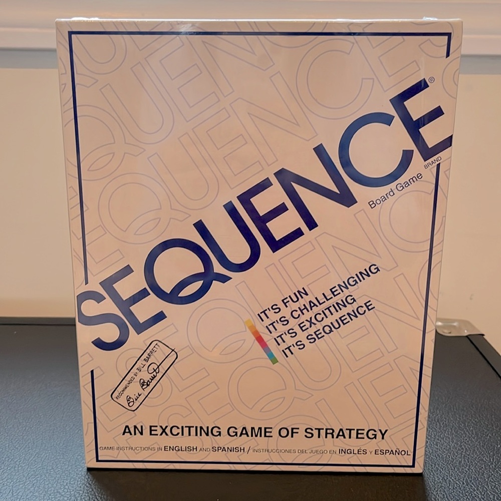 Brand New. item SEQUENCE Jax Family Strategy Board Game  Vintage Sealed